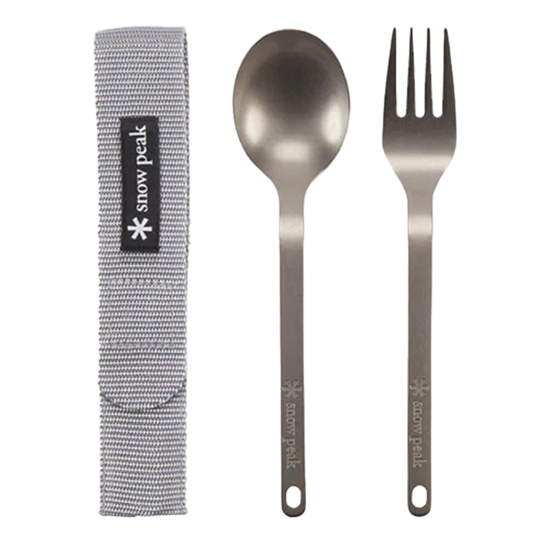 Titanium Fork & Spoon Set