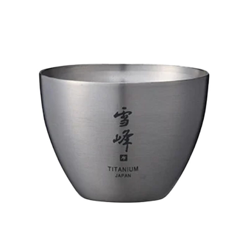 Titanium Sake Double Wall Cup